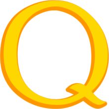 Vibrant Yellow Q Logo