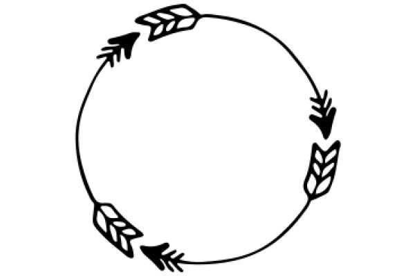 A Simple, Illustration of a Circle with a Line Inside It