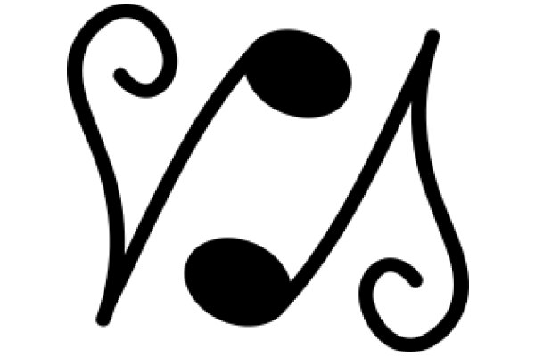 Stylized Musical Notes Logo