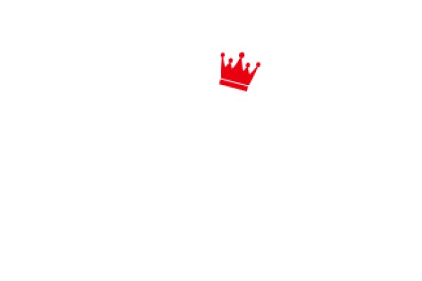 A Red Crown Floating in a White Background