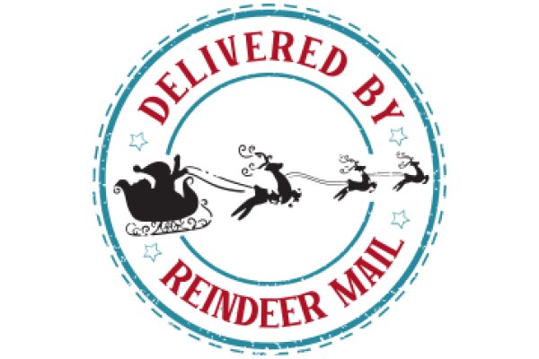 Delivered by Reindeer Mail: A Festive Seal for Holiday Greetings