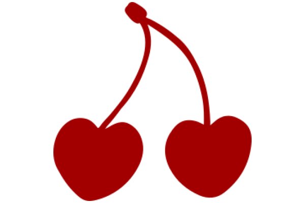 Simplistic Red Cherry Logo