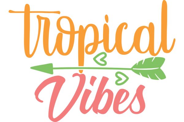 Tropical Vibes: A Graphic Design Showcasing the Art of Typography