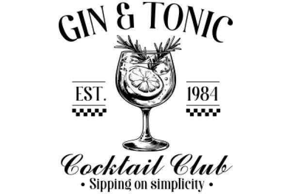 Gin & Tonic Cocktail Club: Est. 1984 - Sipping on Simplicity