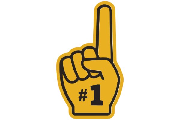 A Digital Thumb-Up Emoji