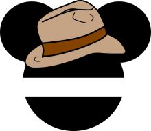 A Playful Take on Mickey Mouse: A Cowboy Hat Edition