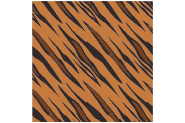 Vibrant Tiger Stripe Pattern