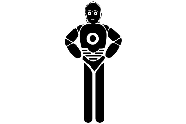 A Stylized Illustration of a Robot