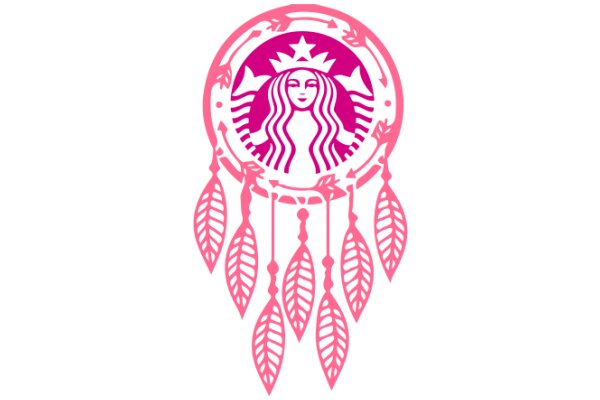 Stylish Pink Starbucks Dreamcatcher