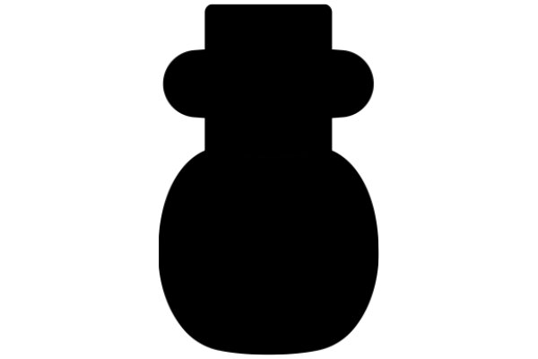 Silhouette of a Bomb: A Symbol of Danger and Destruction