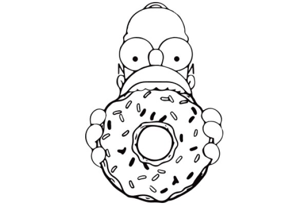 Simpsons-Inspired Donut Art: A Delicious Tribute to Homer Simpson's Favorite Snack