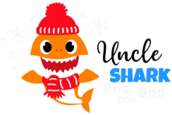 Cute Illustration of Uncle Shark: A Holiday Greeting