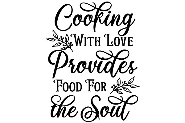 Cooking with Love: Providing Food for the Soul