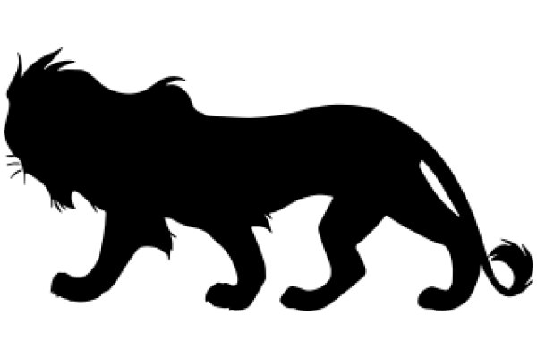 A Silhouette of a Lion: A Symbol of Strength and Courage