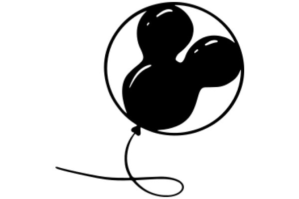 Simplistic Illustration of Mickey Mouse Balloons