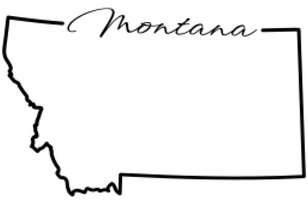 Montana State Outline