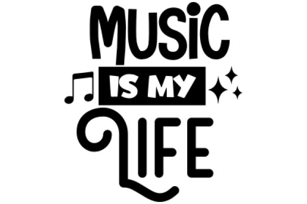 Music is My Life: A Graphic Design Showcasing the Passion for Music