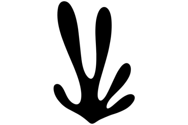 Simplistic Silhouette of a Hand