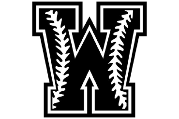 W for West Virginia University Baseball Team Logo