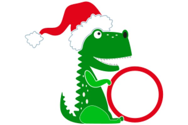 A Festive Christmas Adventure with a Friendly Alligator