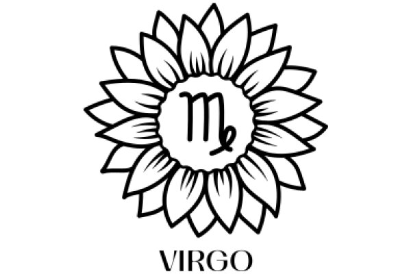 Stylized Astrological Sign for Virgo