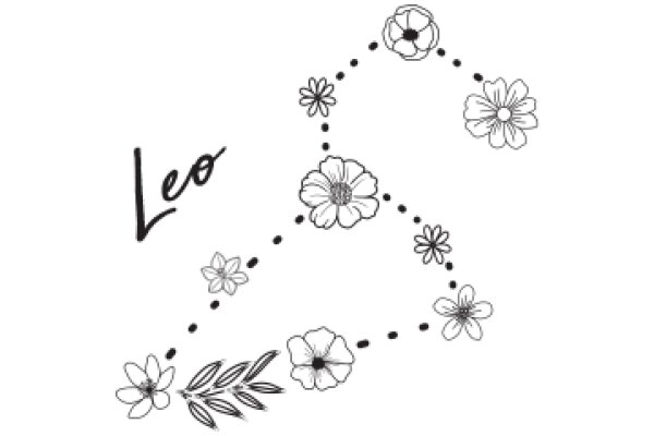 Leo's Floral Journey: A Illustration