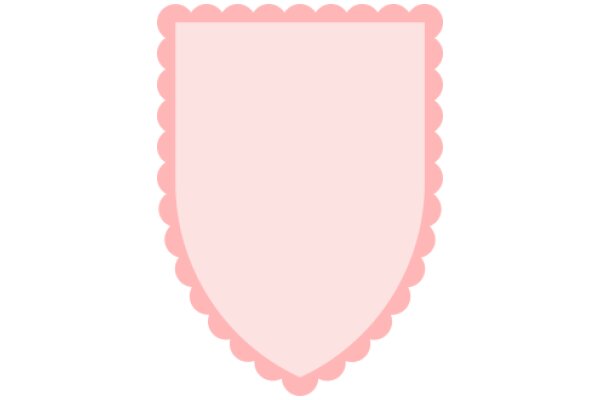 A Blank Pink Shield