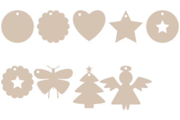 A Collection of Festive Holiday Symbols