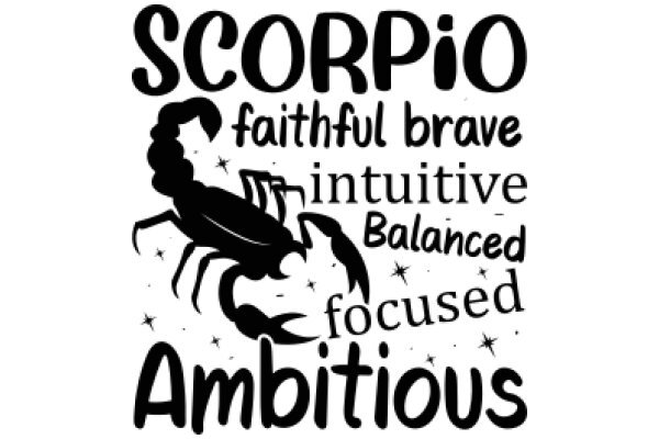 Scorpion's Inspirational Quote: A Poster