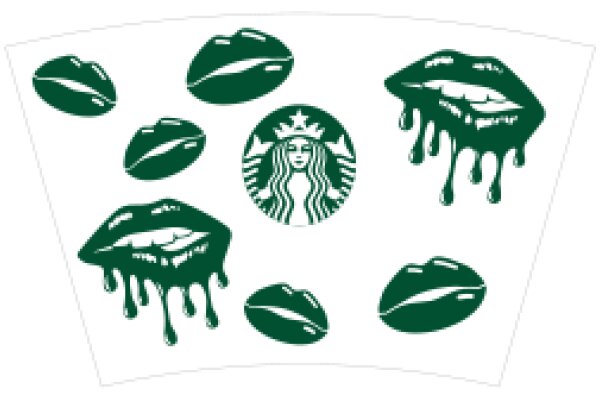 A Collection of Starbucks-Inspired Kiss Lipstick Stickers