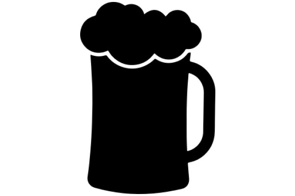 A Simple Illustration of a Mug with a Cloud of Steam