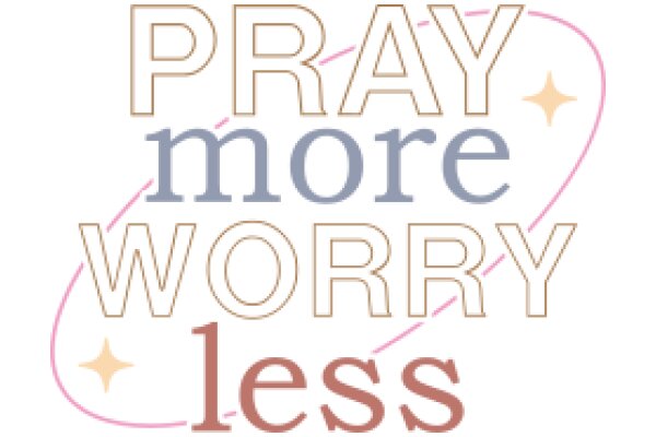 Inspirational Quote: Pray More, Worry Less