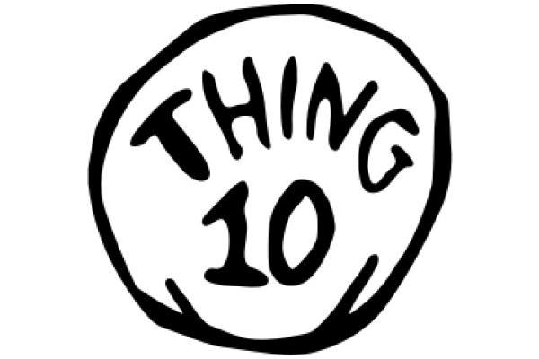 The Number 10 in a Circle: A Simple yet Creative Design