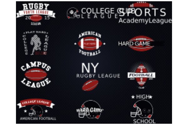 A Collection of College Sports Logos and Emblems