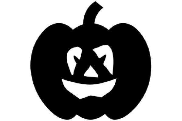 A Silhouette of a Halloween Pumpkin