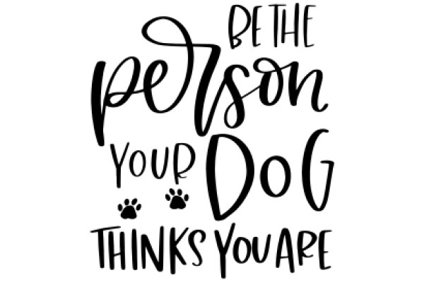 Be the Person Your Dog Thinks You Are