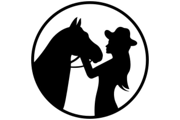 A Silhouette of a Cowboy and His Horse