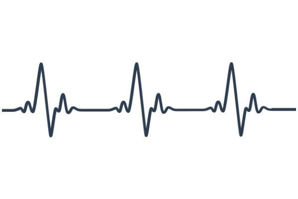 Electrocardiogram (ECG) Heart Rate Monitoring Graphic