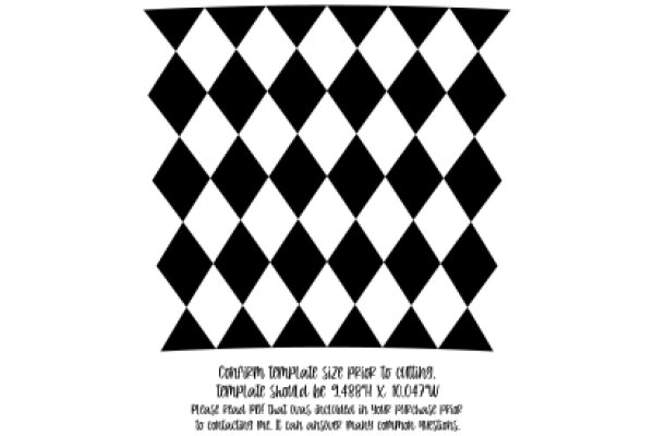 Geometric Pattern with Text