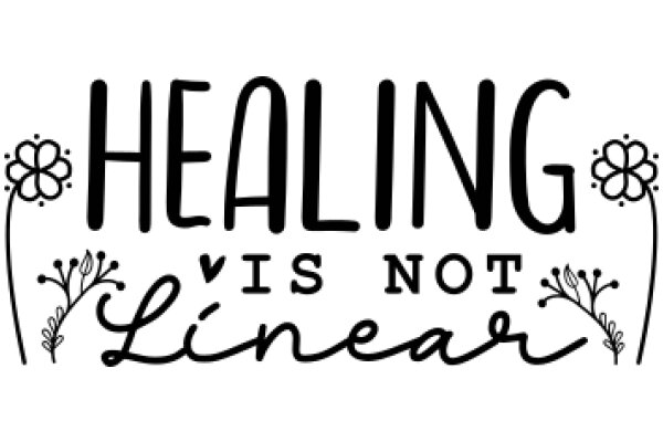 Healing Is Not Linear: A Graphic Design Poster