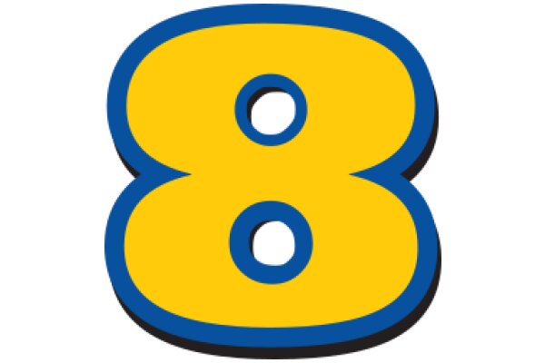 Vibrant Number Eight Logo