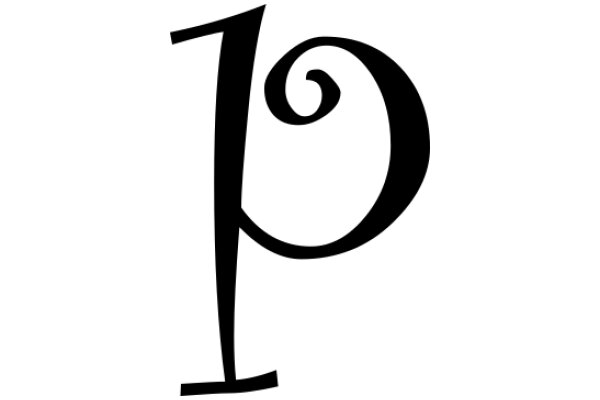 Stylized Letter P in