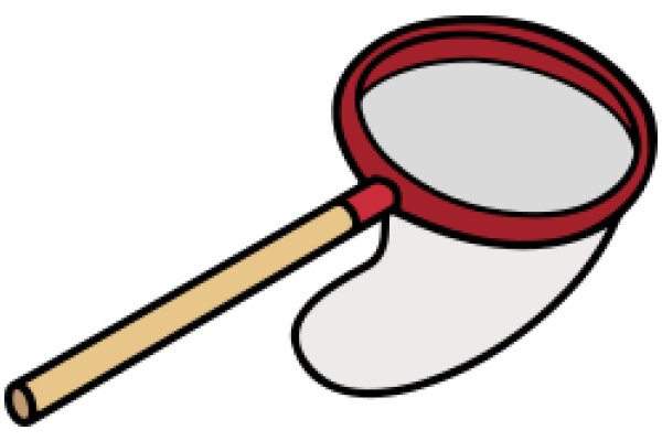 A Cartoon Illustration of a Magnifying Glass with a Handle