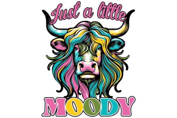 Moody Mascot: A Stylized Bull with a Catchy Slogan