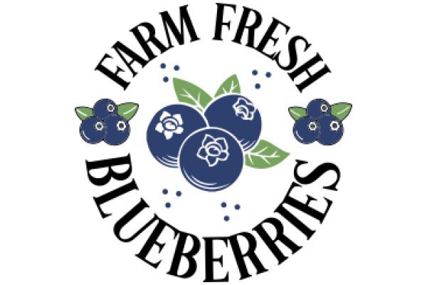 Farm Fresh Blueberries: A Delightful Logo for a Healthy Snack