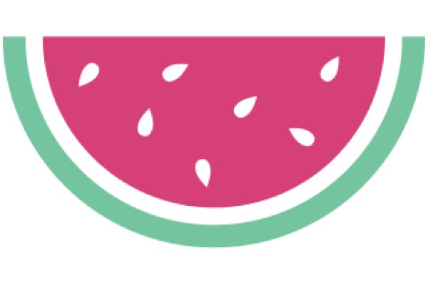 Vibrant Watermelon Logo with a Touch of Green