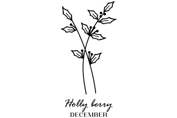 Holly Berry: A Seasonal Floral Illustration