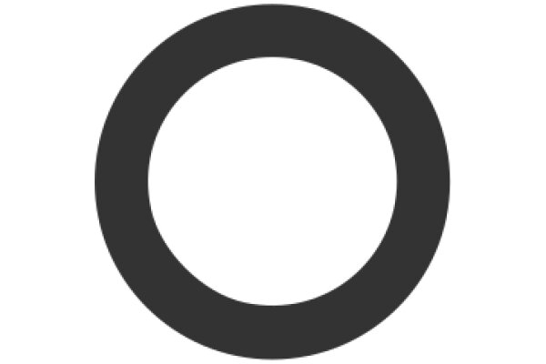 A Solid Circle on a White Background