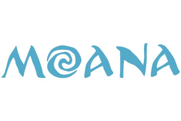 Stylized Logo of 'Mana' with a Swirl Design