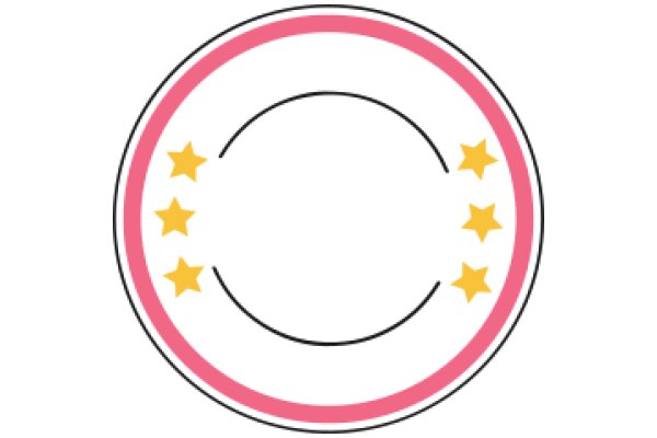 A Simple, Pink, and Yellow Logo